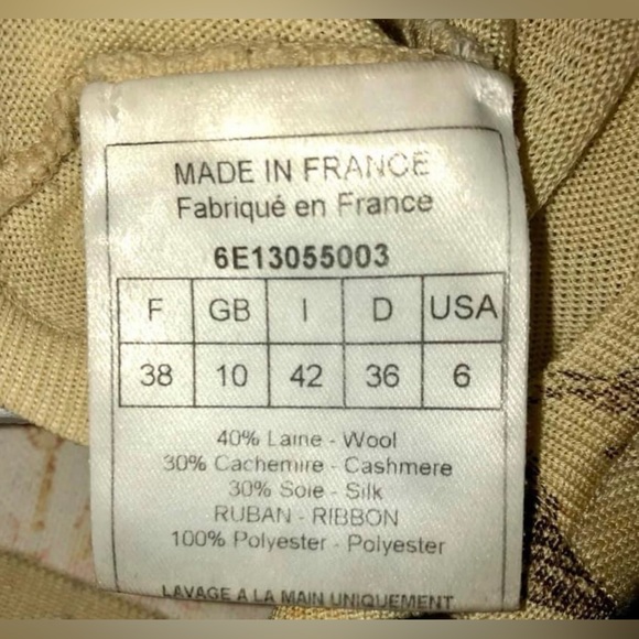 Christian Dior by John Galliano, cashmere/silk saddle bag print camisole. - Picture 7 of 7